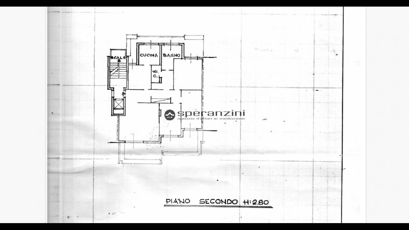 piantina - Fano, zona flaminio - appartamento di 134,00mq in vendita - Rif. RV2041