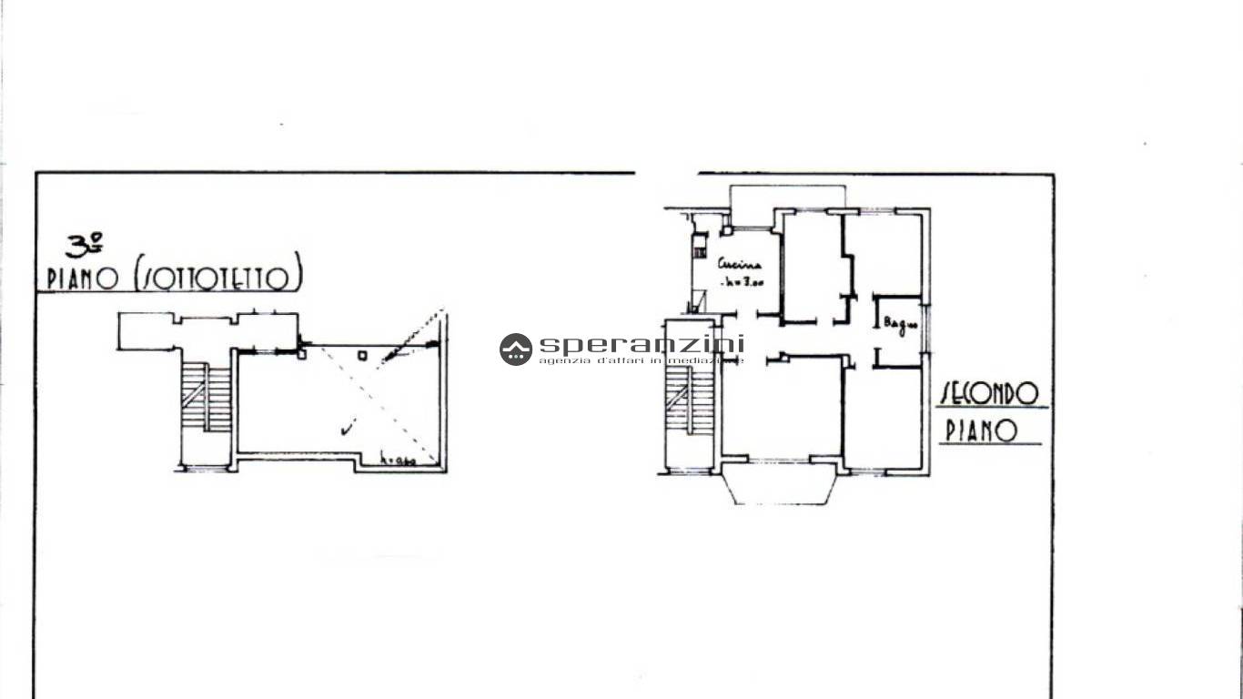 piantina - Fossombrone, appartamento di 115,00mq in vendita - Rif. RV1937