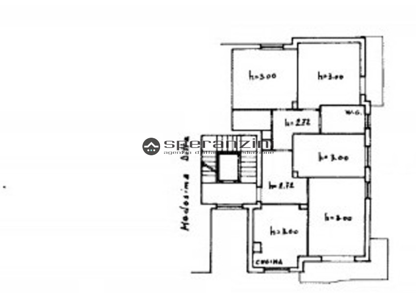 piantina - Fossombrone, appartamento di 130,00mq in vendita - Rif. RV1766