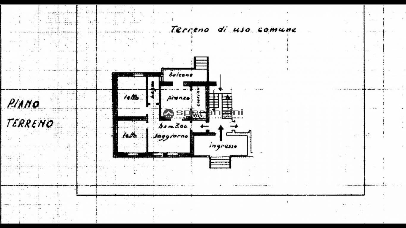 piantina - Fano, appartamento di 80,00mq in vendita - Rif. RV2121