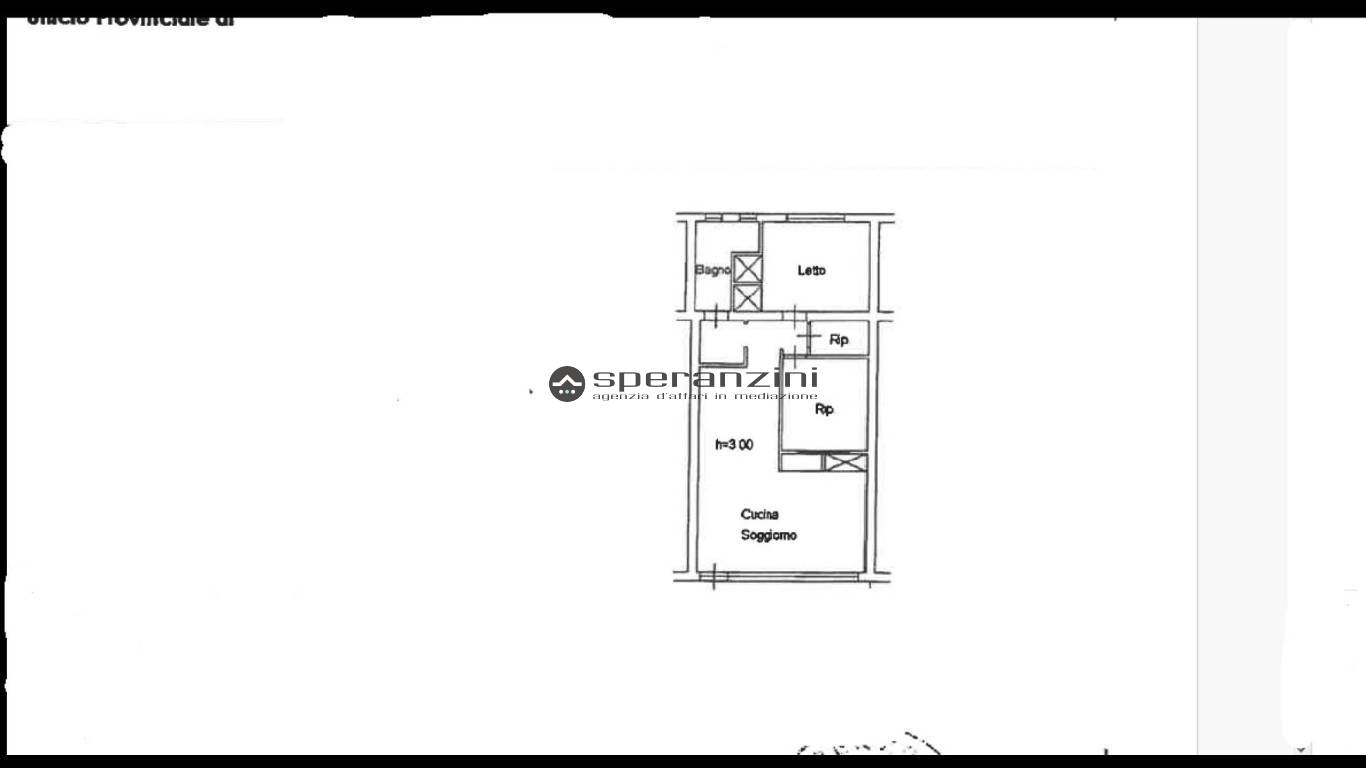 piantina - Fano, zona torrette - appartamento di 73,00mq in vendita - Rif. RV2078