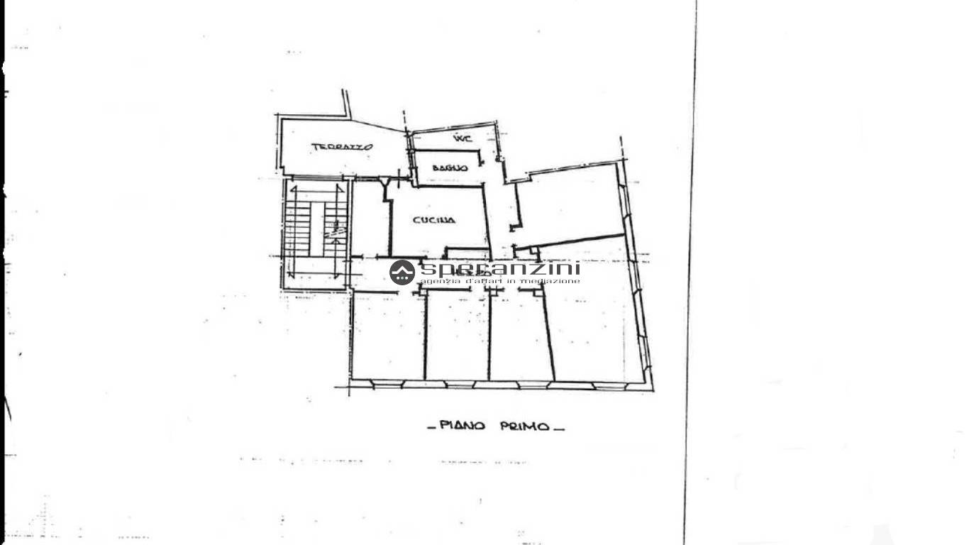 piantina - Fano, zona centro storico - appartamento di 165,00mq in vendita - Rif. RV64