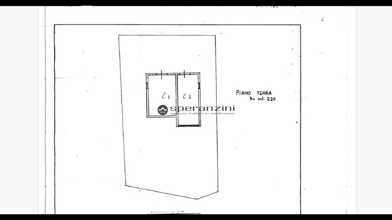 piantina - Fossombrone, unifamiliare casa singola di 180,00mq in vendita - Rif. RV2023