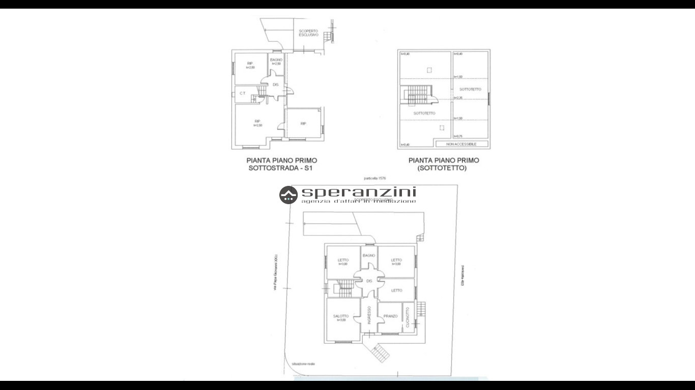 piantina - Fano, zona flaminio - unifamiliare casa singola di 270,00mq in vendita - Rif. RV1721