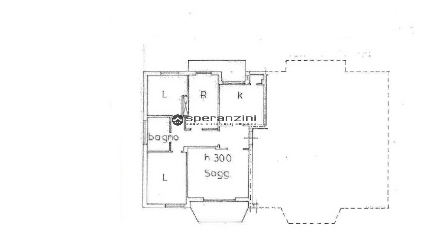 piantina - Fossombrone, appartamento di 115,00mq in vendita - Rif. RV1934