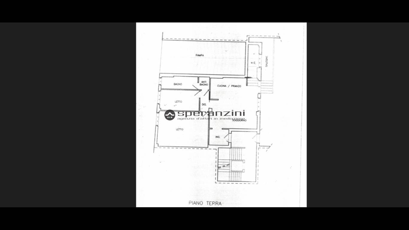 piantina - Fano, zona centro storico - appartamento di 102,00mq in vendita - Rif. RV2060
