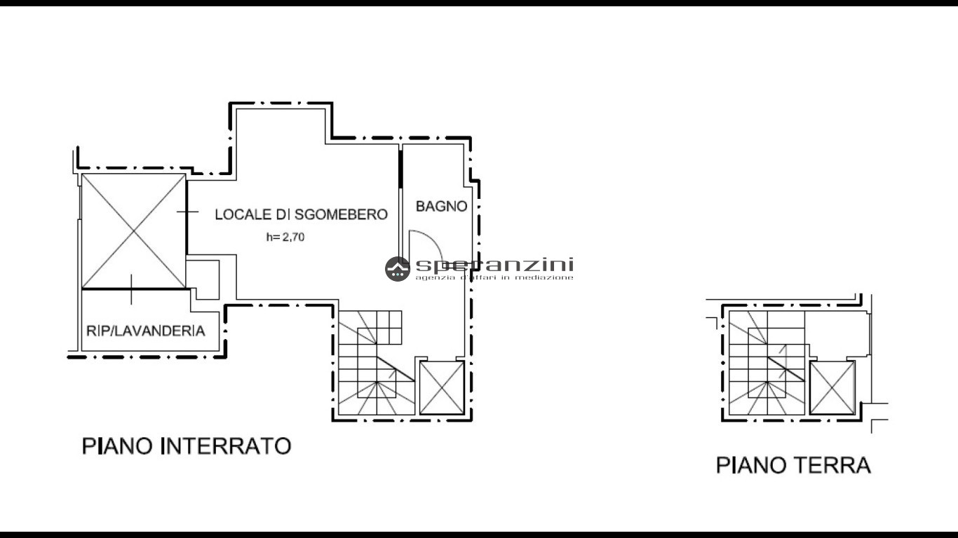 piantina - Fano, zona alle porte del centro storico - appartamento di 200,00mq in vendita - Rif. RV772