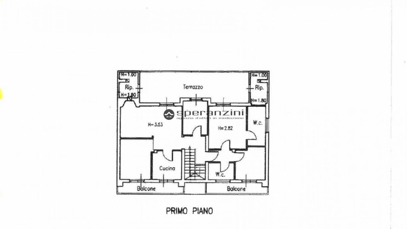 piantina - Colli al metauro, zona calcinelli - appartamento di 124,00mq in vendita - Rif. RV2131