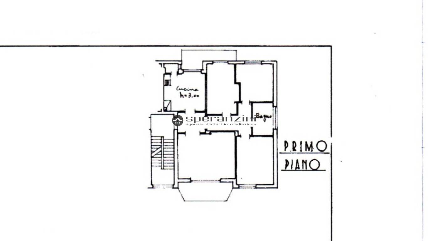piantina - Fossombrone, appartamento di 115,00mq in vendita - Rif. RV1935