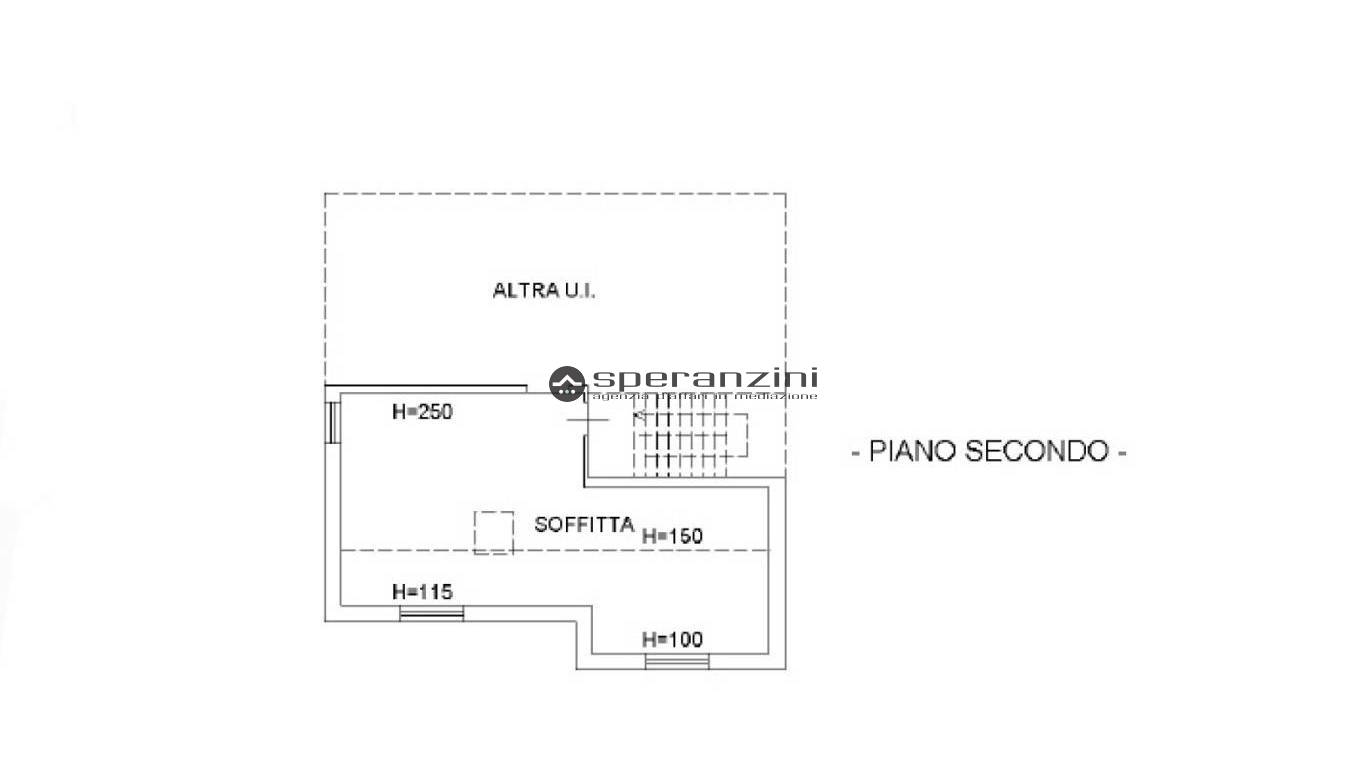 piantina - Colli al metauro, unifamiliare casa singola di 222,00mq in vendita - Rif. RV1969