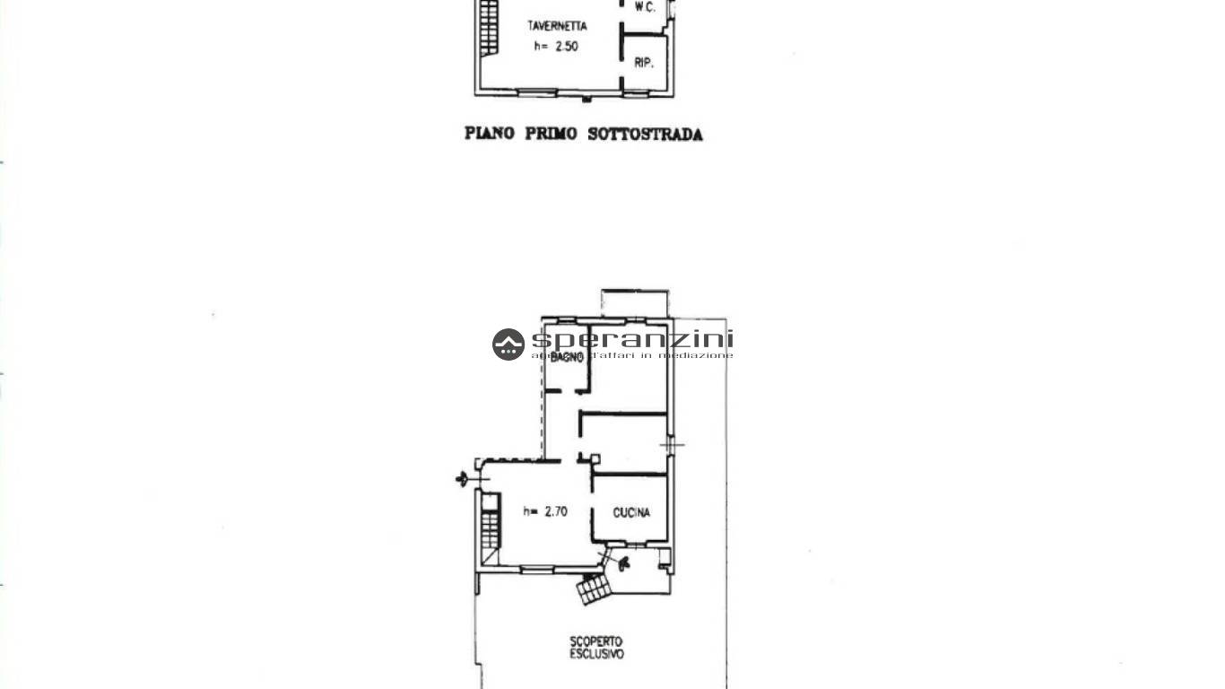 piantina - Fano, zona s. orso - appartamento di 140,00mq in vendita - Rif. RV1945