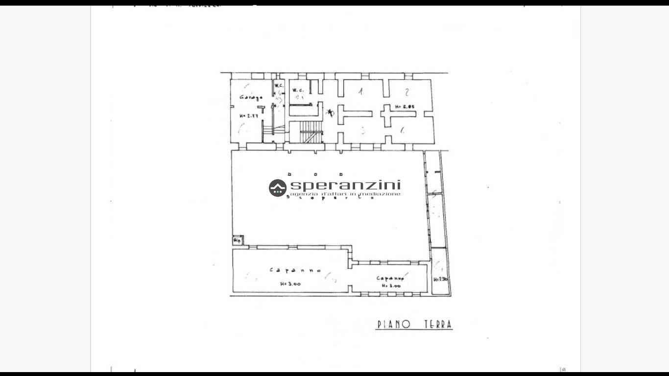 piantina - Fossombrone, unifamiliare casa singola di 742,00mq in vendita - Rif. RV2040