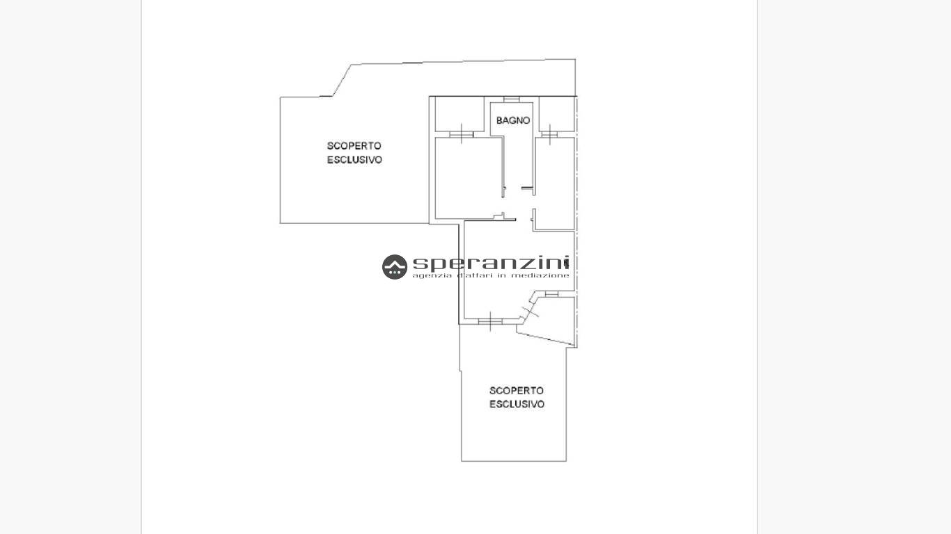 piantina - Colli al metauro, zona calcinelli - appartamento di 68,00mq in vendita - Rif. RV1641