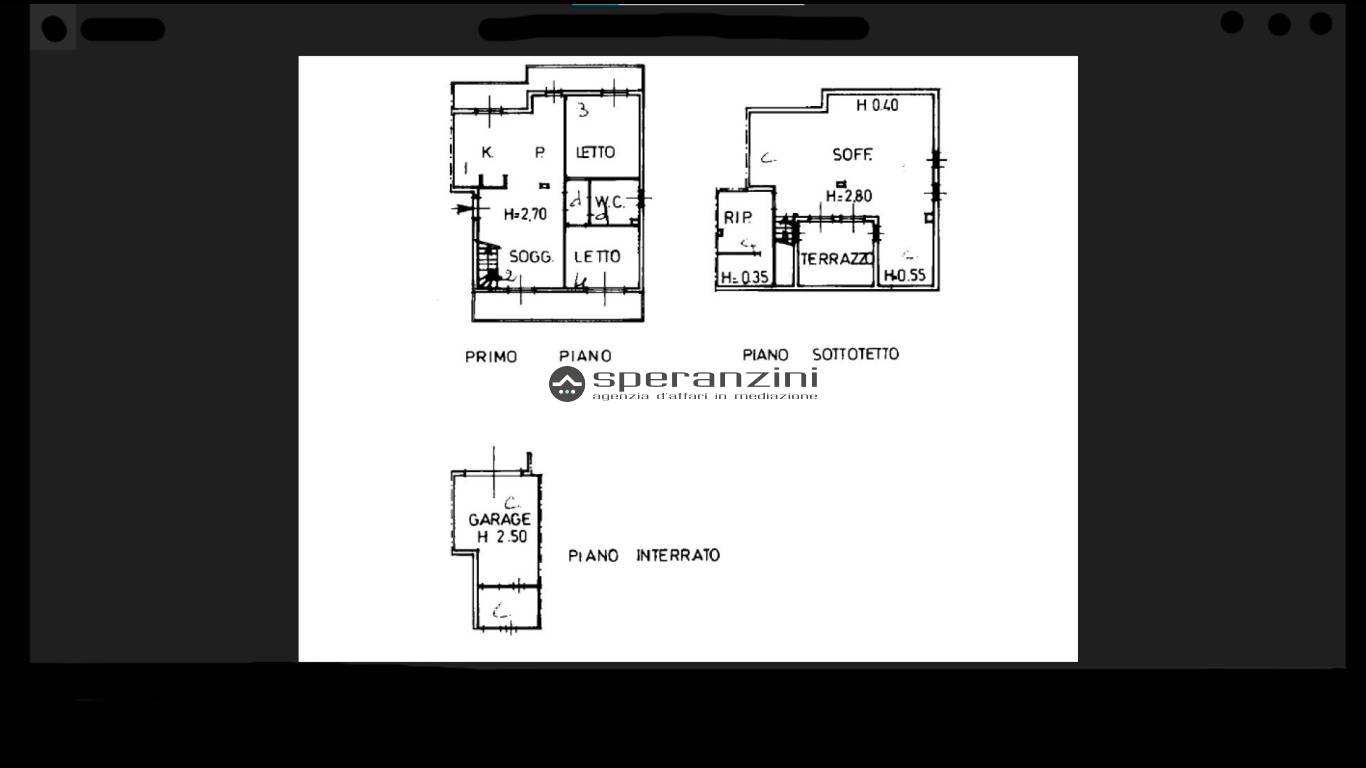piantina - Fano, zona gimarra - appartamento di 130,00mq in vendita - Rif. RV1626