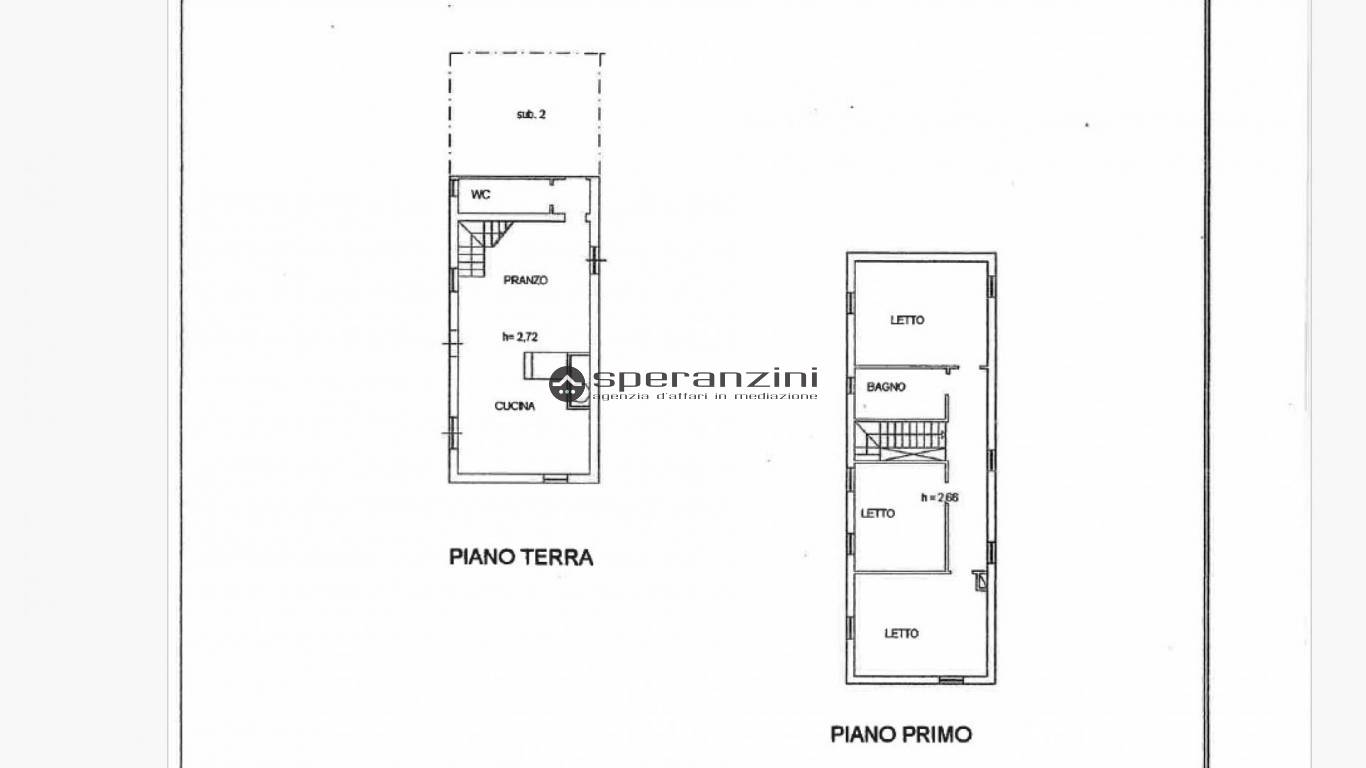 piantina - Isola del piano, rustico-casolare-cascina di 180,00mq in vendita - Rif. RV2101