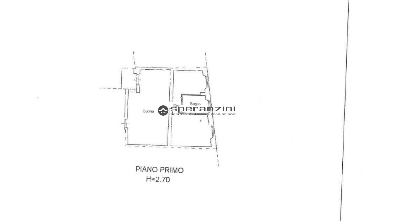 piantina - Fossombrone, appartamento di 82,00mq in vendita - Rif. RV1943