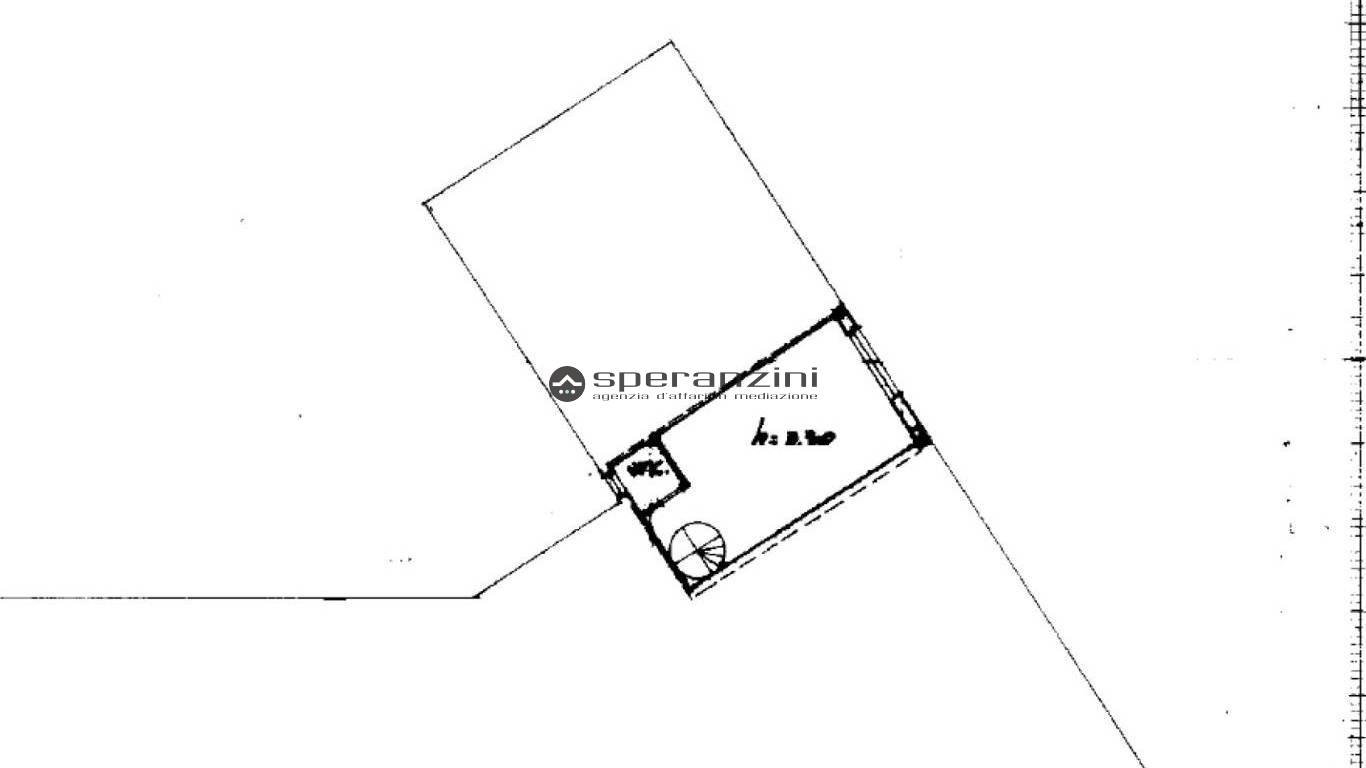 piantina - Fano, zona passeggi - locale commerciale negozio di 52,00mq in  affitto - Rif. CA1901