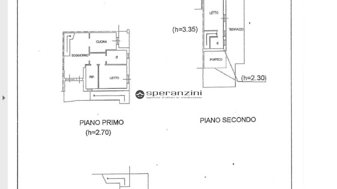 piantina - Fano, zona bellocchi - appartamento di 98,00mq in vendita - Rif. RV674