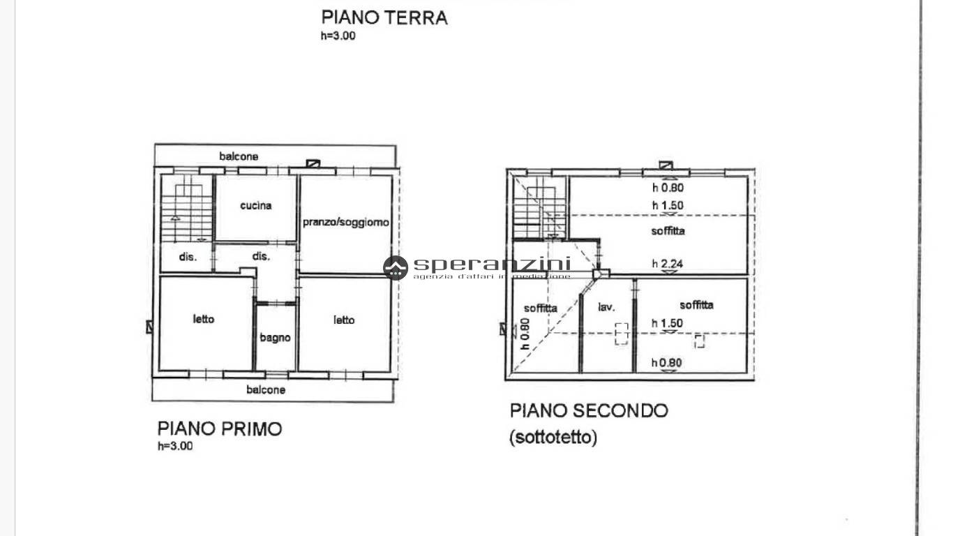 piantina - Fano, zona centinarola - appartamento di 96,00mq in vendita - Rif. RV2104