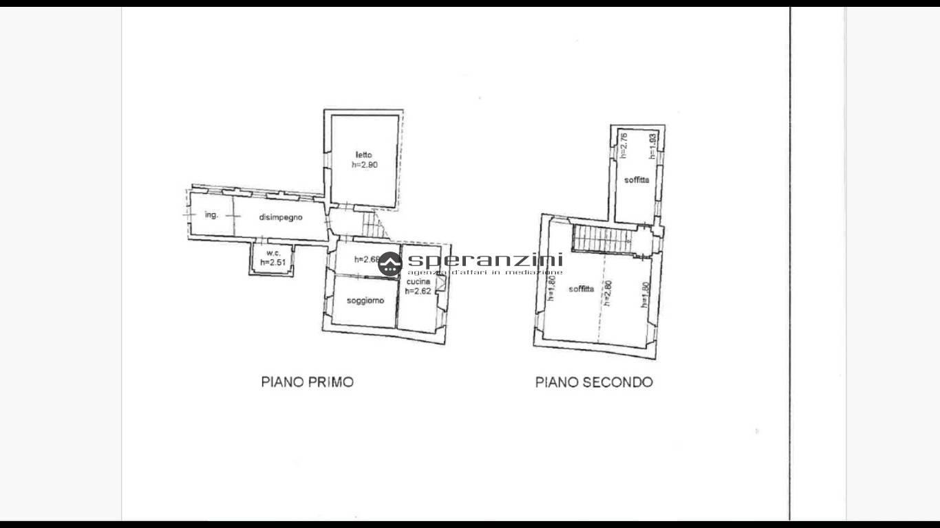 piantina - Fano, zona centro storico - appartamento di 290,00mq in vendita - Rif. RV2001