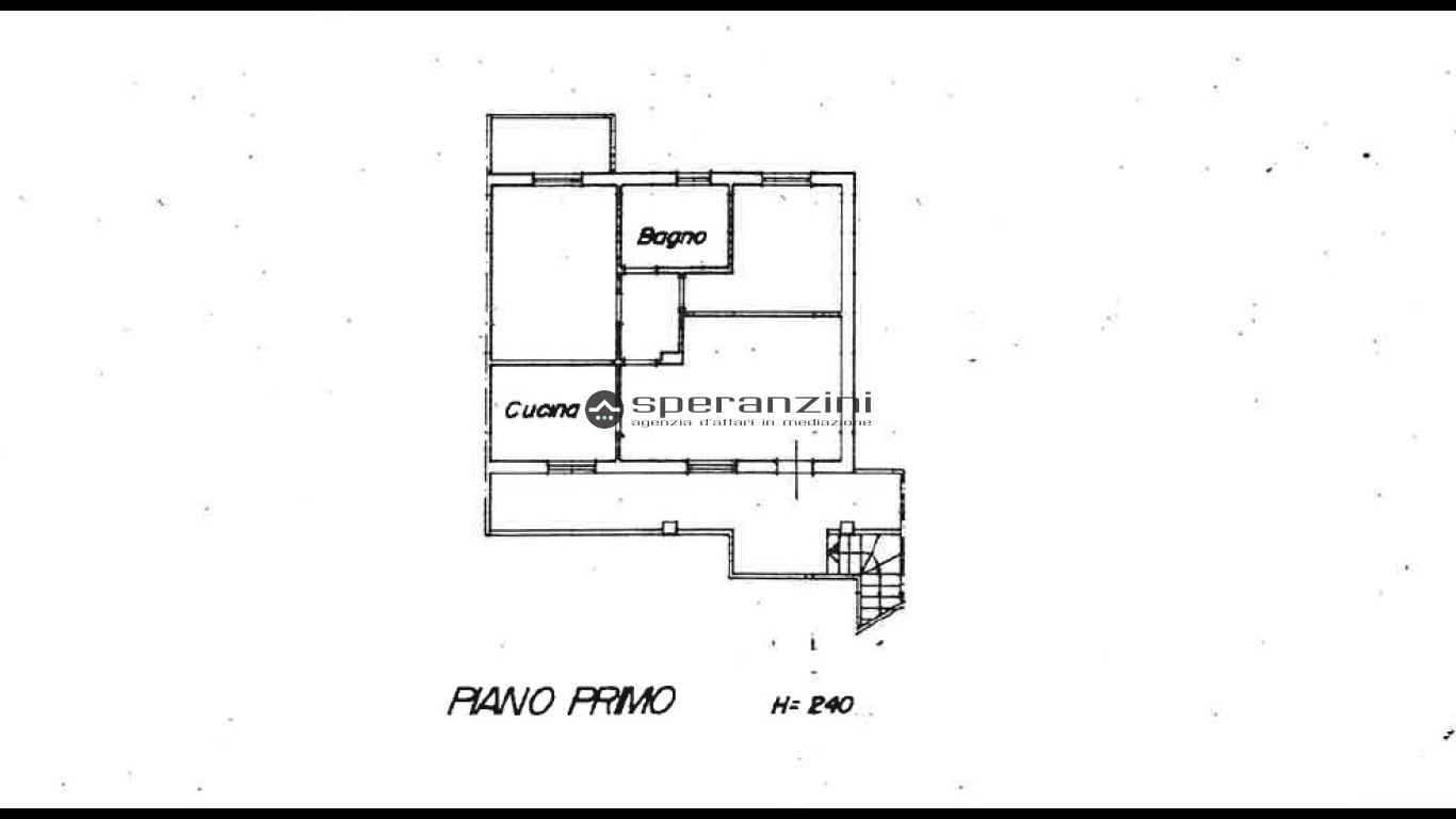 piantina - Fano, zona torrette - appartamento di 70,00mq in vendita - Rif. RV1958